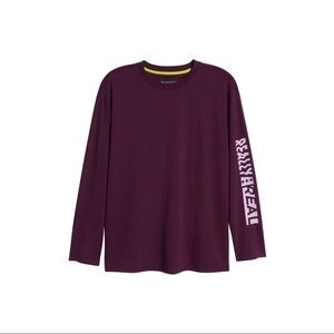 NWOT BP. X Wildfang Organic Cotton Long Sleeve Graphic Tee Size X-Small